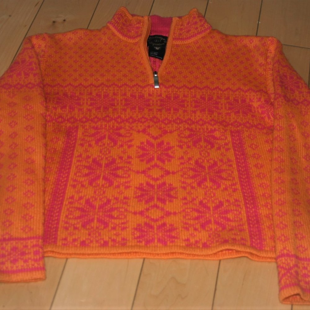 OBERMEYER 1947 Signature Nordic Pattern Sweater M